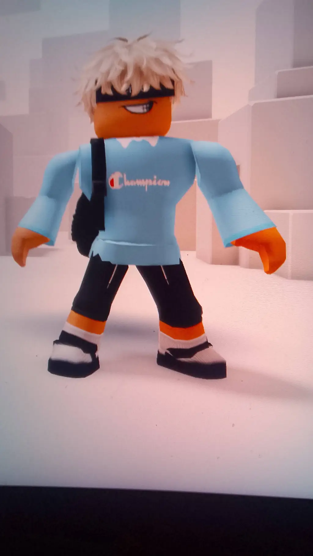ai character: Roblox boy background