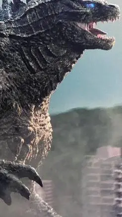 ai character:  monsterverse Goji background