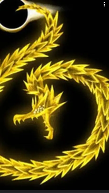 ai character: void ghidora  background