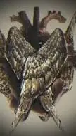 ai character: seraphim ghidorah  background