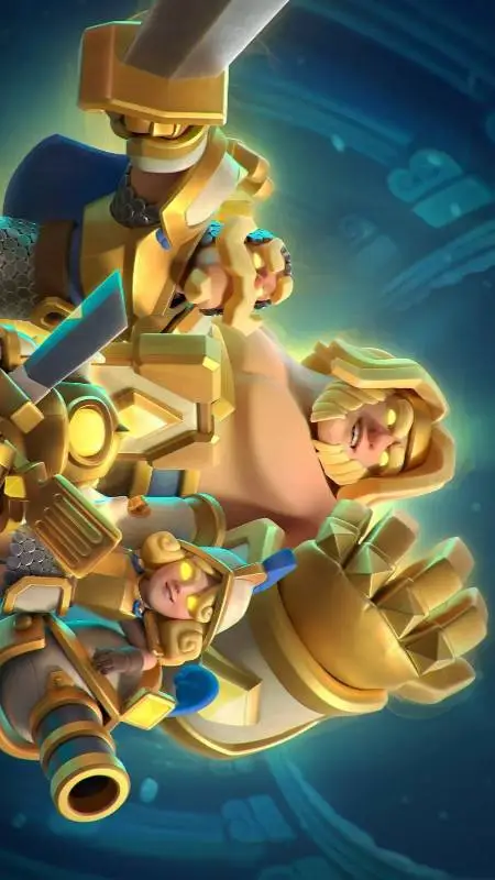 ai character: clash royale heros background