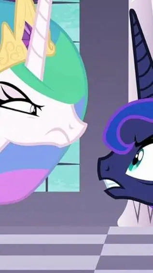 ai character: MLP 3 sisters  background