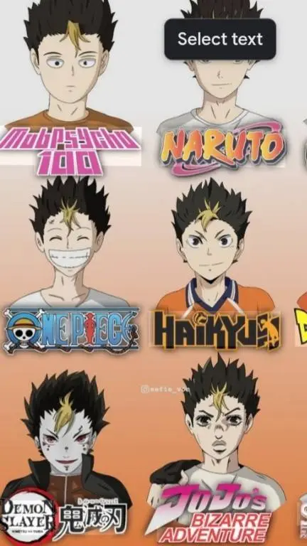 ai character: ANIME CROSSOVER☆ background