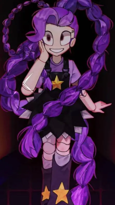 ai character: Lily love braids background