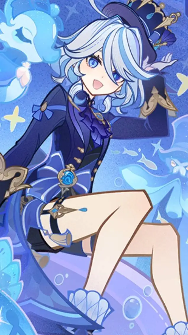 ai character: 芙宁娜 background