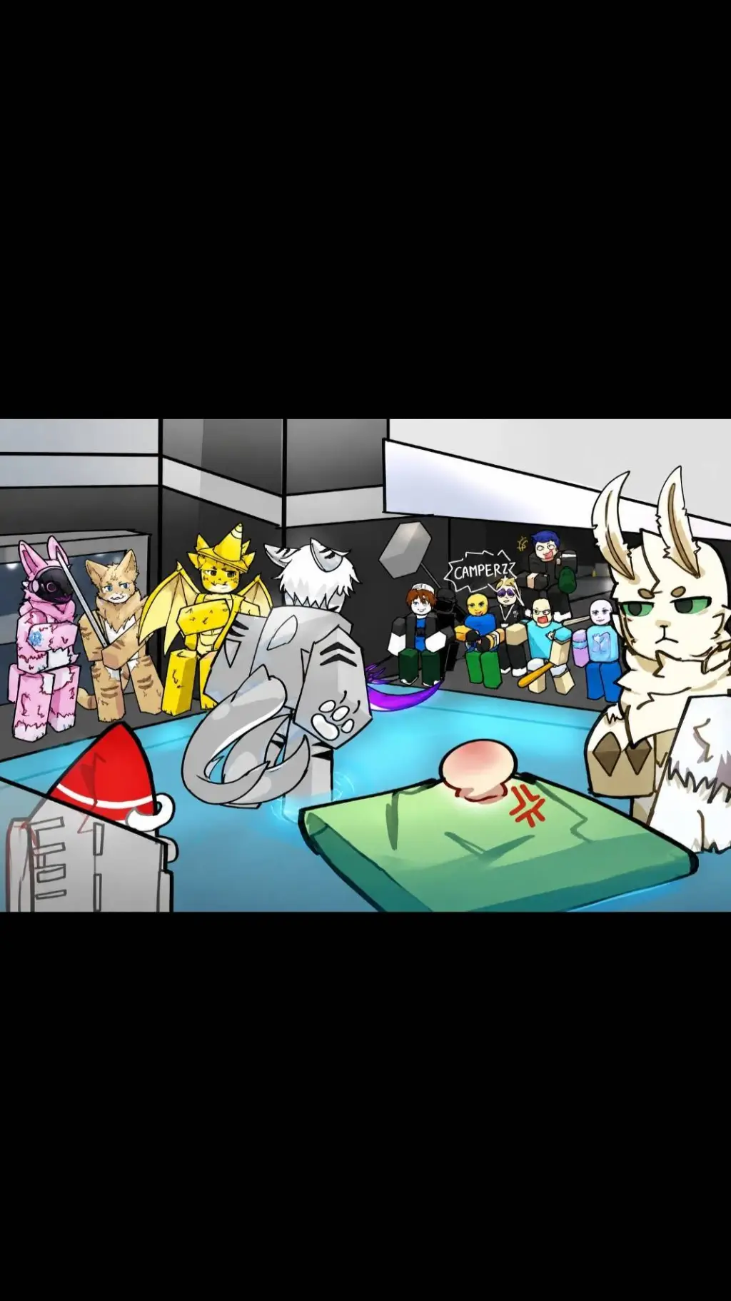 ai character: furry infection  background