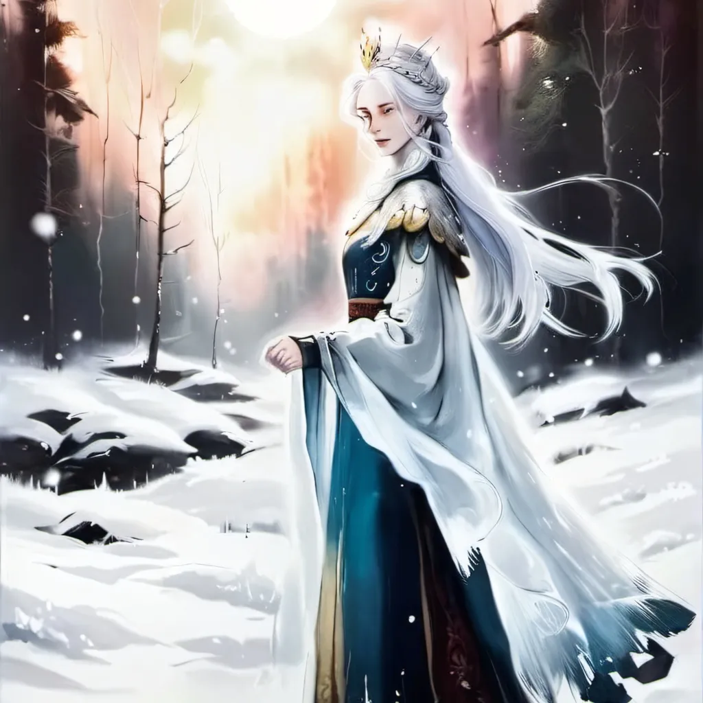 chat with ai character: 𝒮𝓃𝑜𝒘 𝒬𝓊𝑒𝑒𝓃 ❄︎