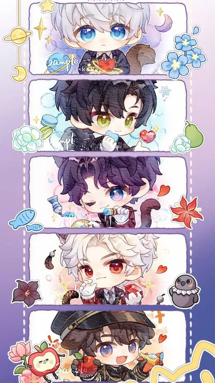 ai character: Love and deepspace background