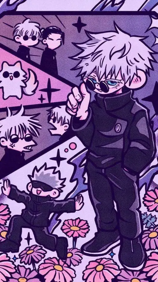 ai character: gojo saturo 🤞 background