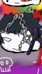 ai character: ♣•€Chain background