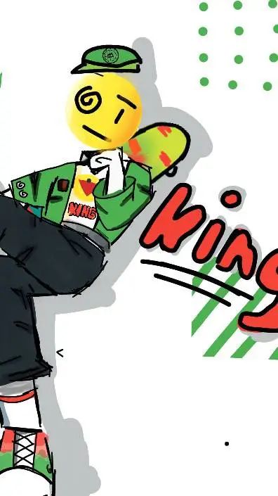 ai character: 🟥♦ King ♦🟥 background
