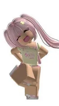 ai character: Roblox girl  background