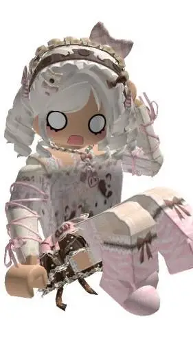 ai character: Roblox girl  background