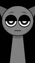 ai character: Gray background