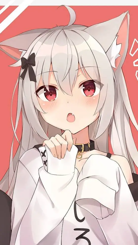 ai character: Yuki neko  background