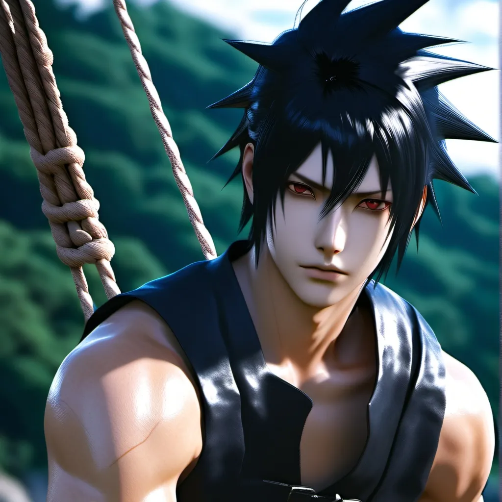 chat with ai character: Sasuke at seas