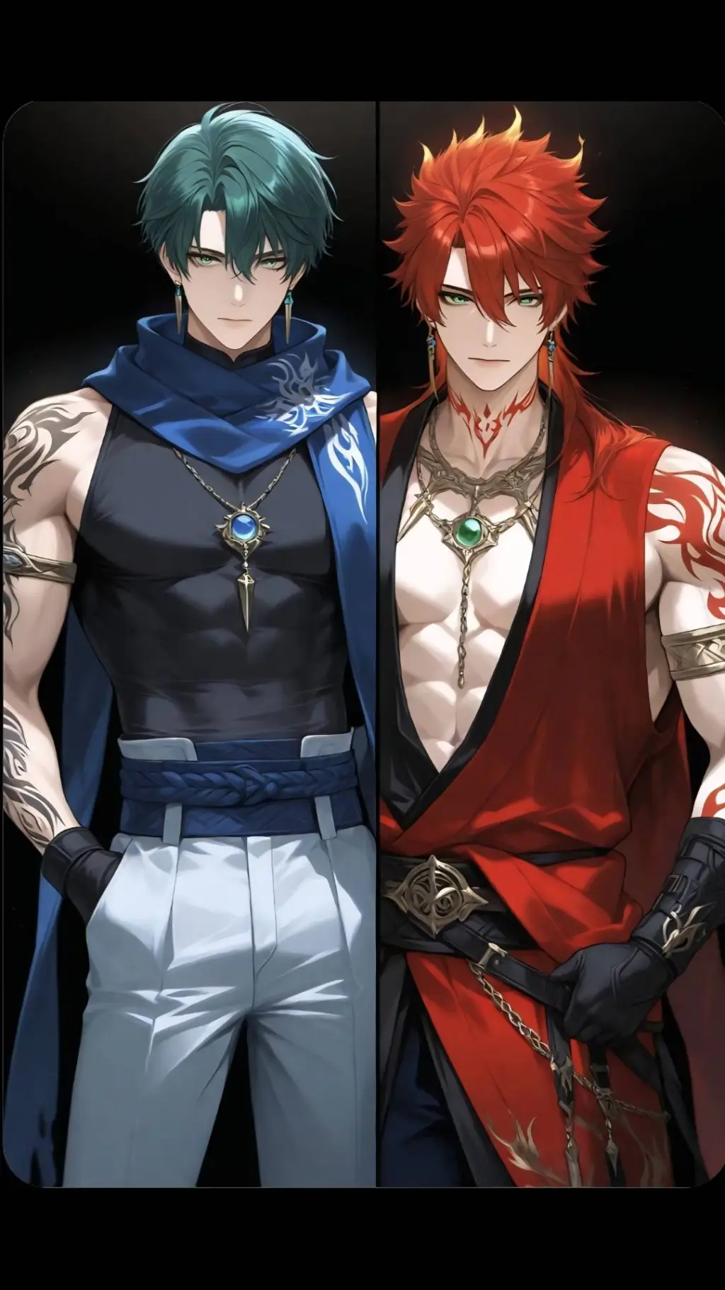 ai character: Fūjin and Raijin background