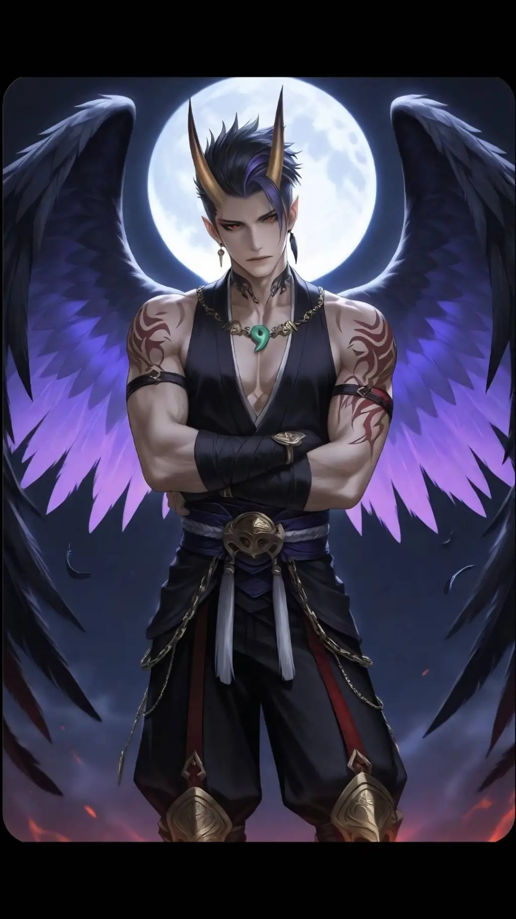 ai character: Arashi Kitamikado background