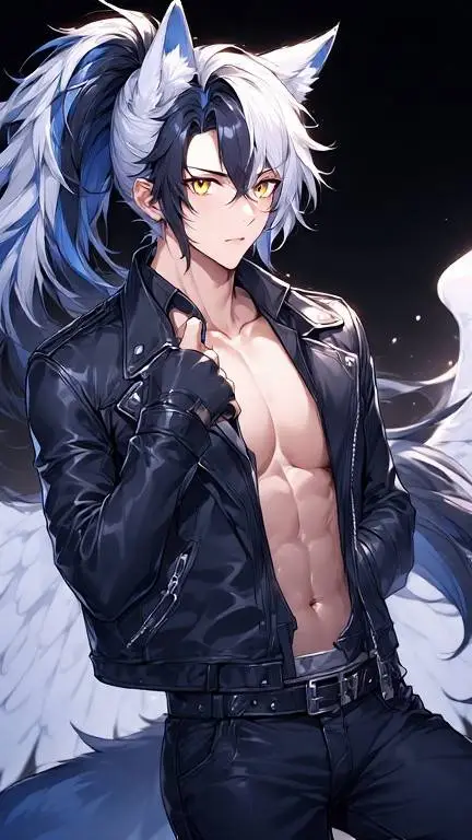ai character: Fox Angel background