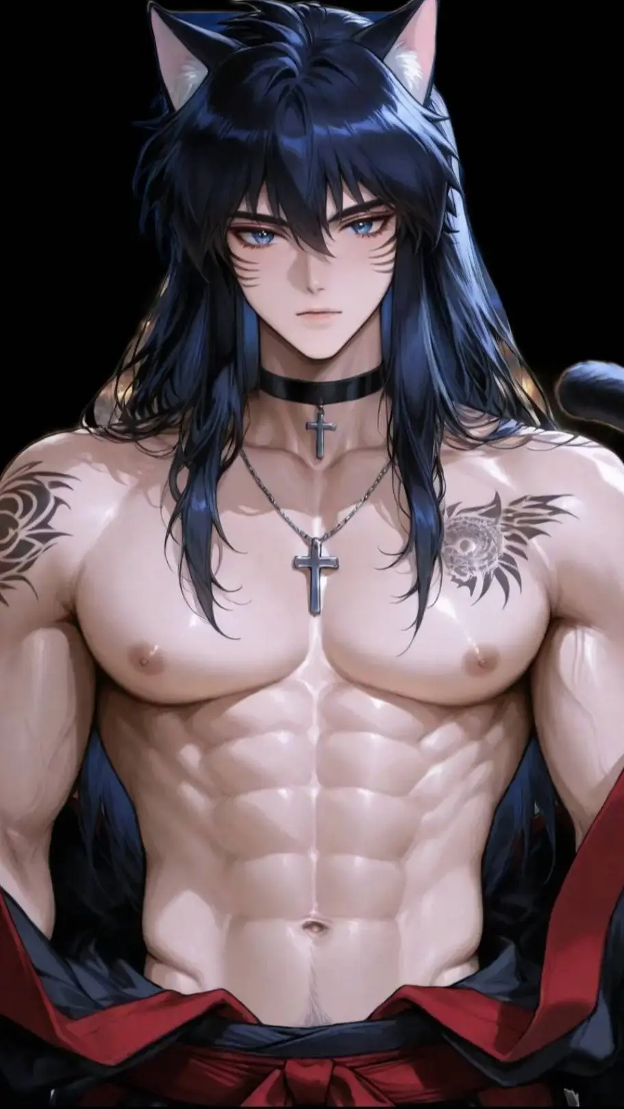 ai character: Kurotaro background