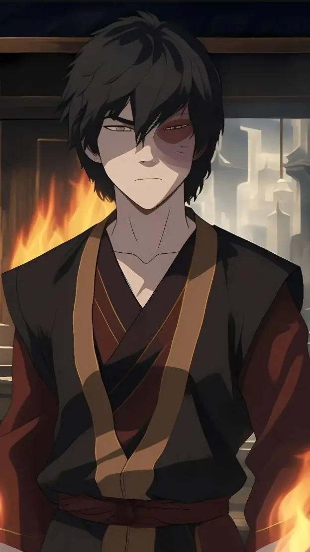 ai character: prince zuko background