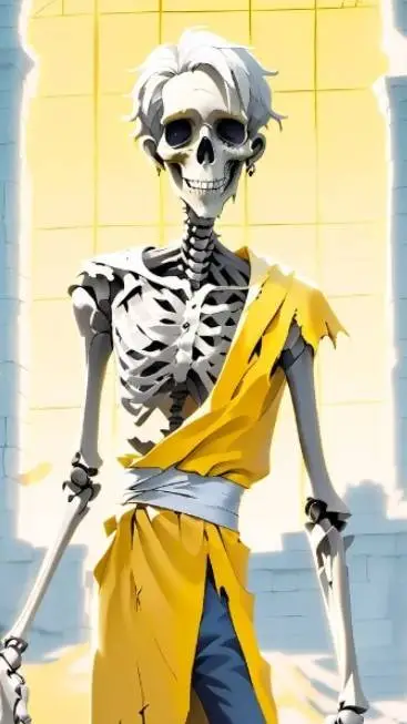 ai character: ~-{Skelly}-~ background