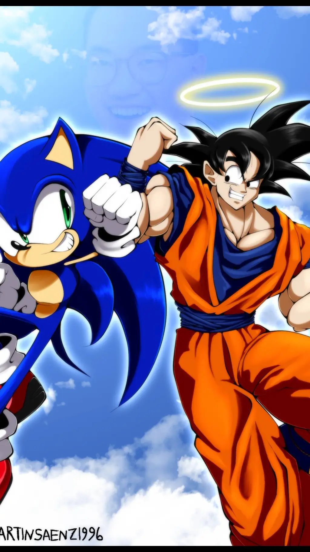 ai character: DBS x STH background