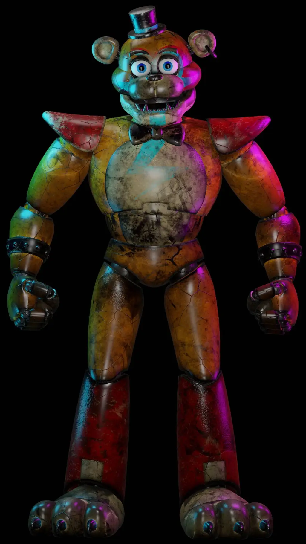 ai character: Glamrock Freddy  background