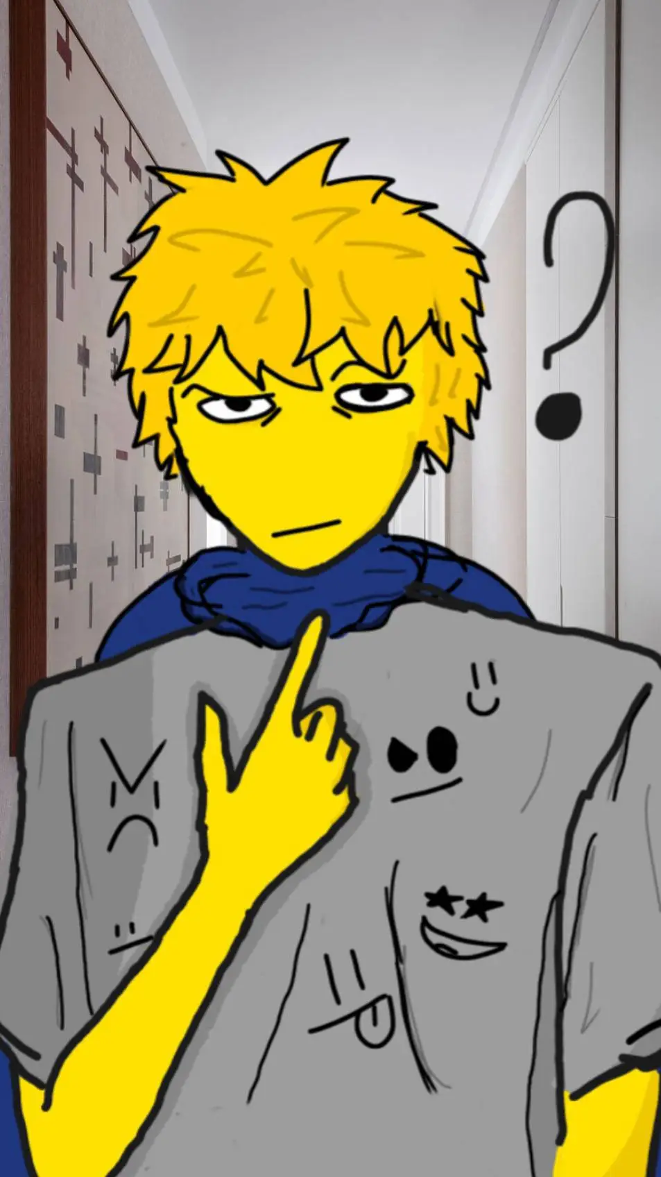 ai character: NO HAY POSTS- background