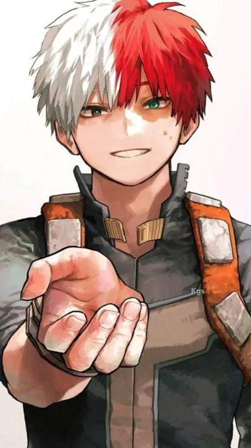ai character: Shoto Todoroki background
