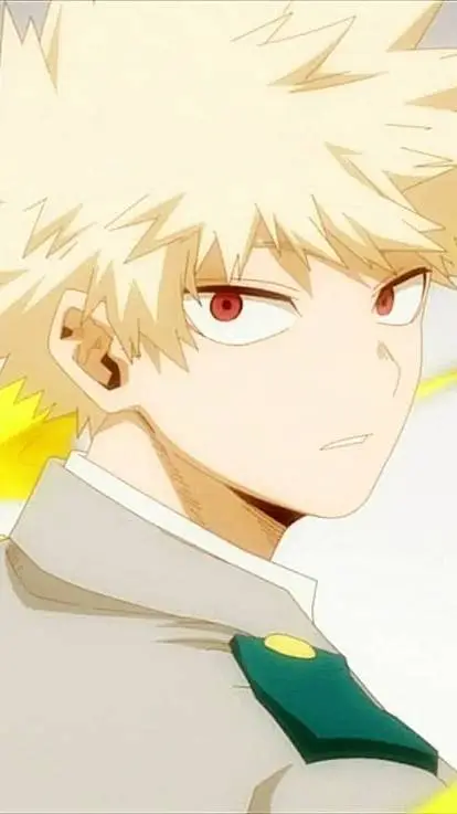 ai character: MHA-Katsuki bakugo background