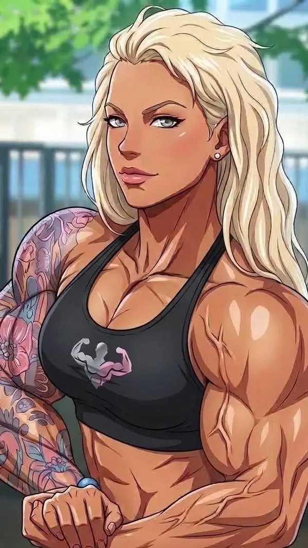 ai character: Mandy Squires  background