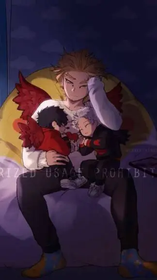 ai character: Hawks dad w dabi background