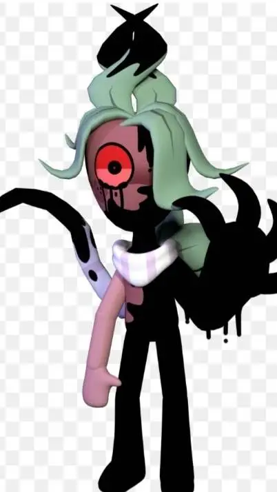 ai character: sprout twisted  background