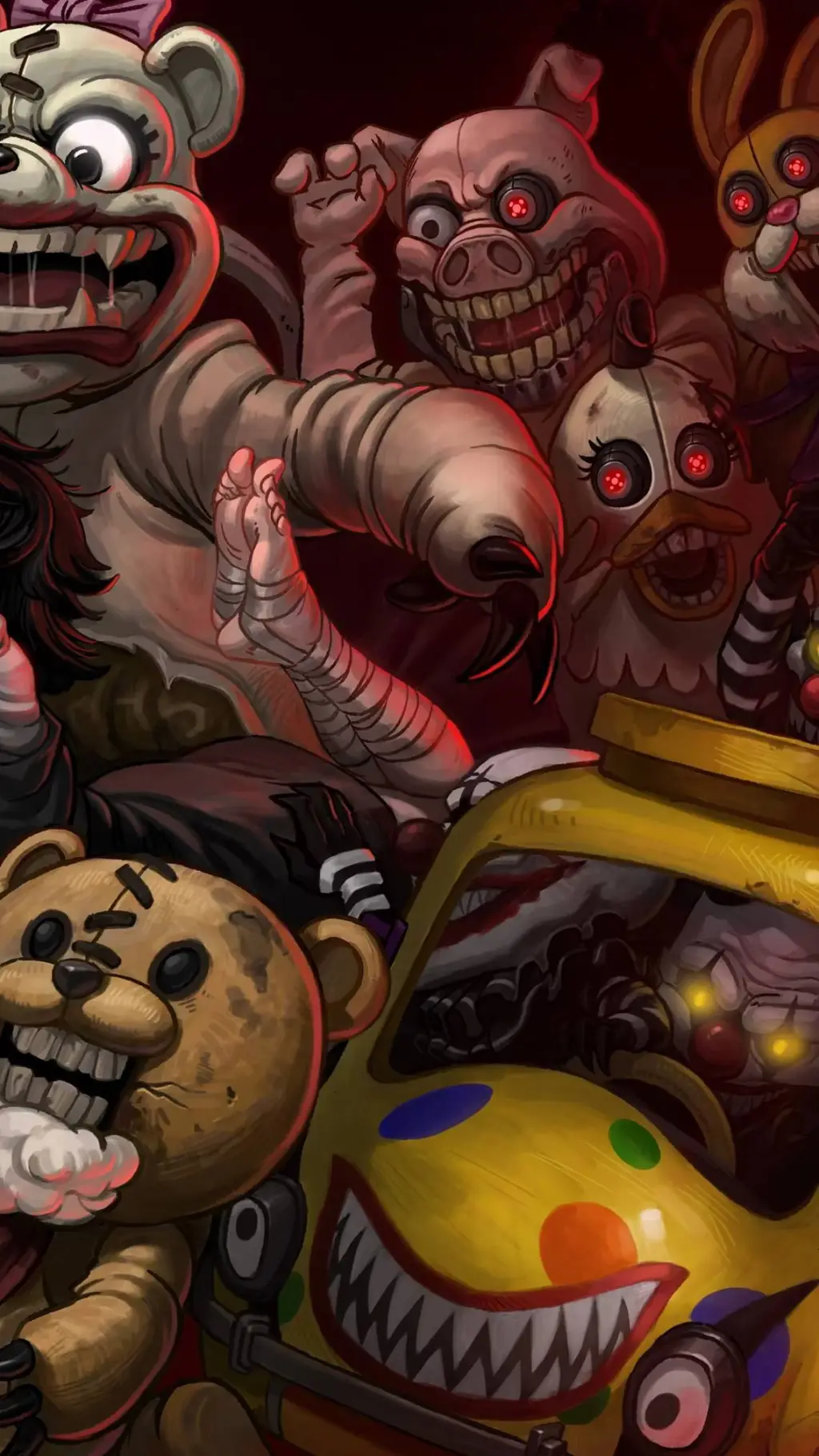 ai character: Dark decepcion background