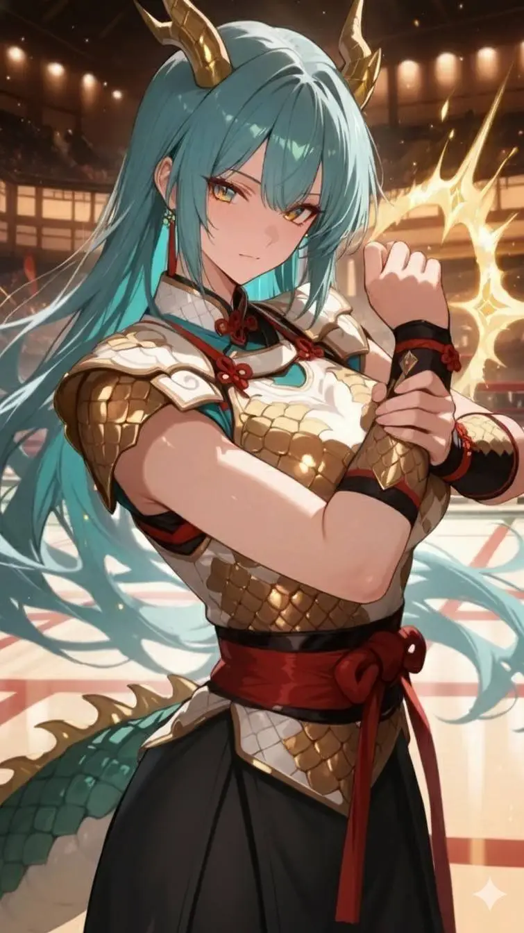 ai character: Ludmilla 🐉 background