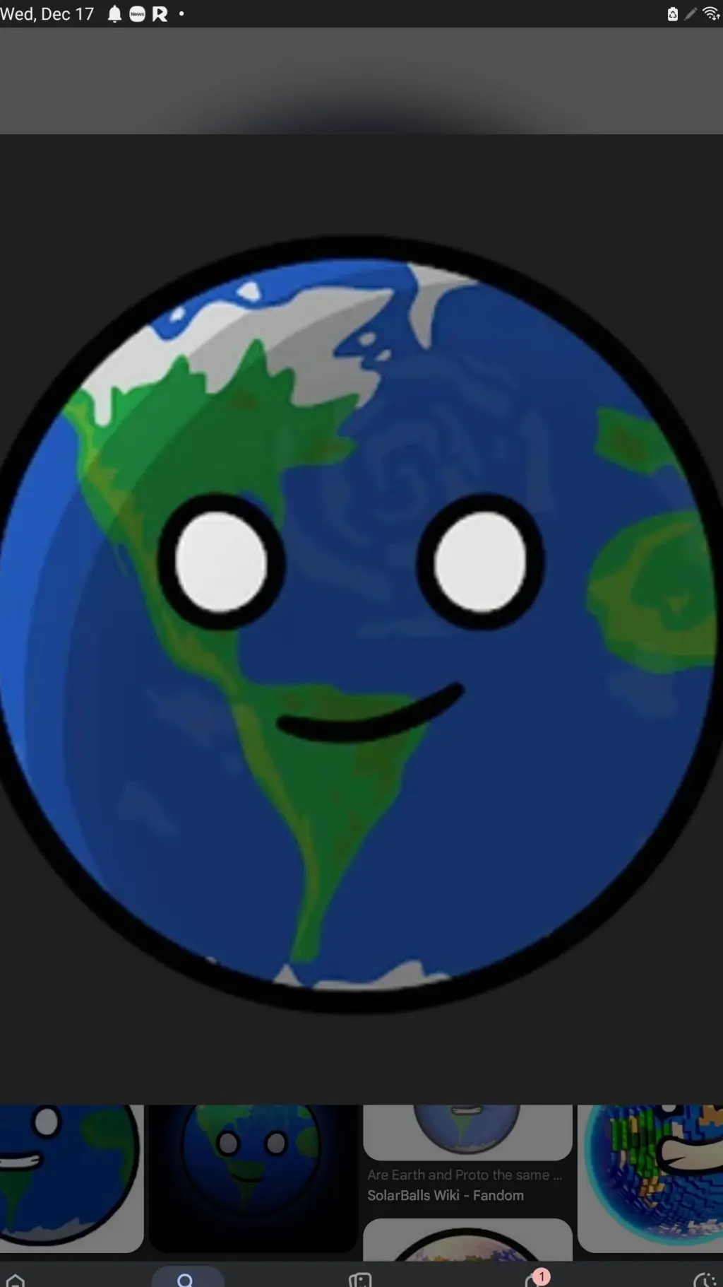 ai character: solar balls 2 background