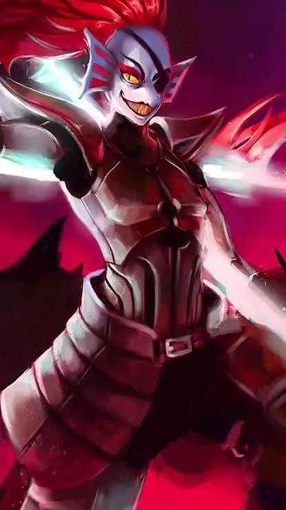 ai character: Андайн  background