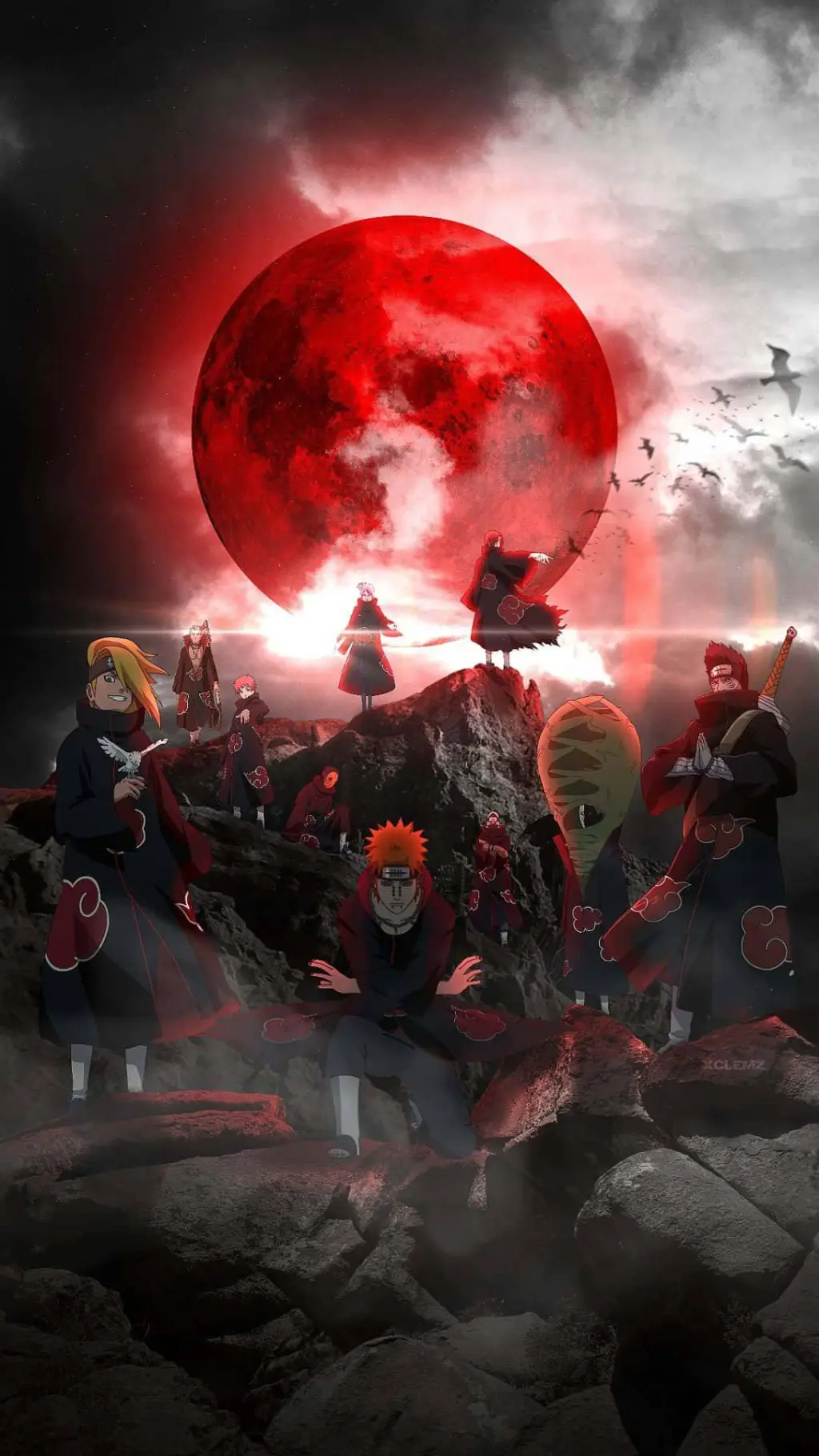 ai character: Akatsuki  background