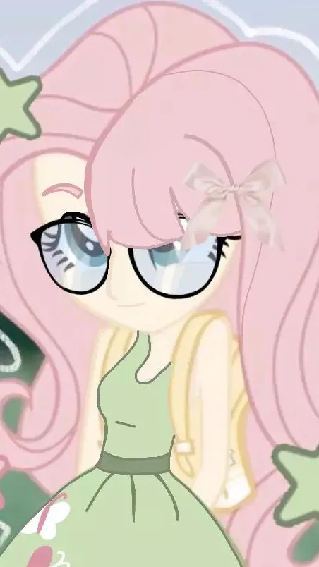 ai character: Fluttershy ✿ background