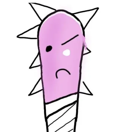 chat with ai character:  spiked baddie bat