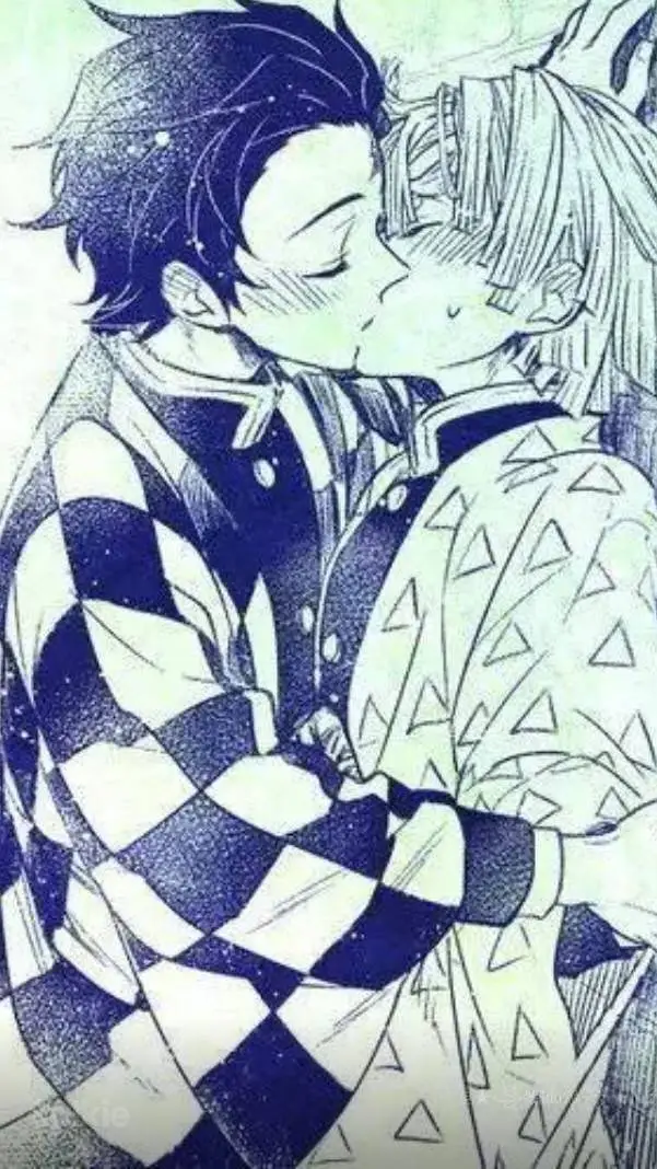 ai character: tanjiro x Zenitsu  background