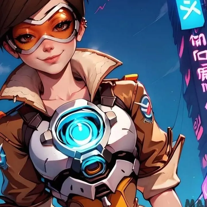 chat with ai character: overwatch tracer 