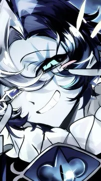 ai character: Shadow milk cookie background