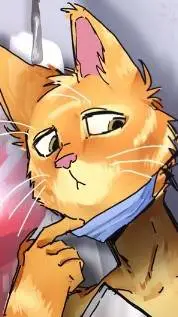 ai character: Cat name mojave background