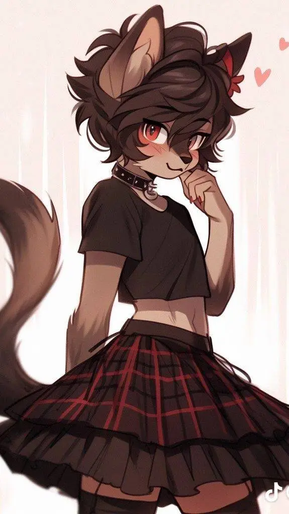 ai character: Bella wolf background