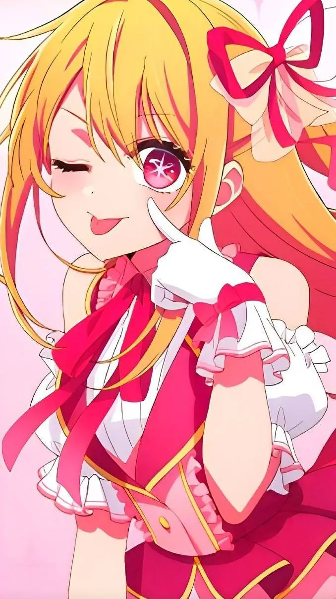 ai character: 🪷⊹ Ruby Hoshino ⊹🪷 background