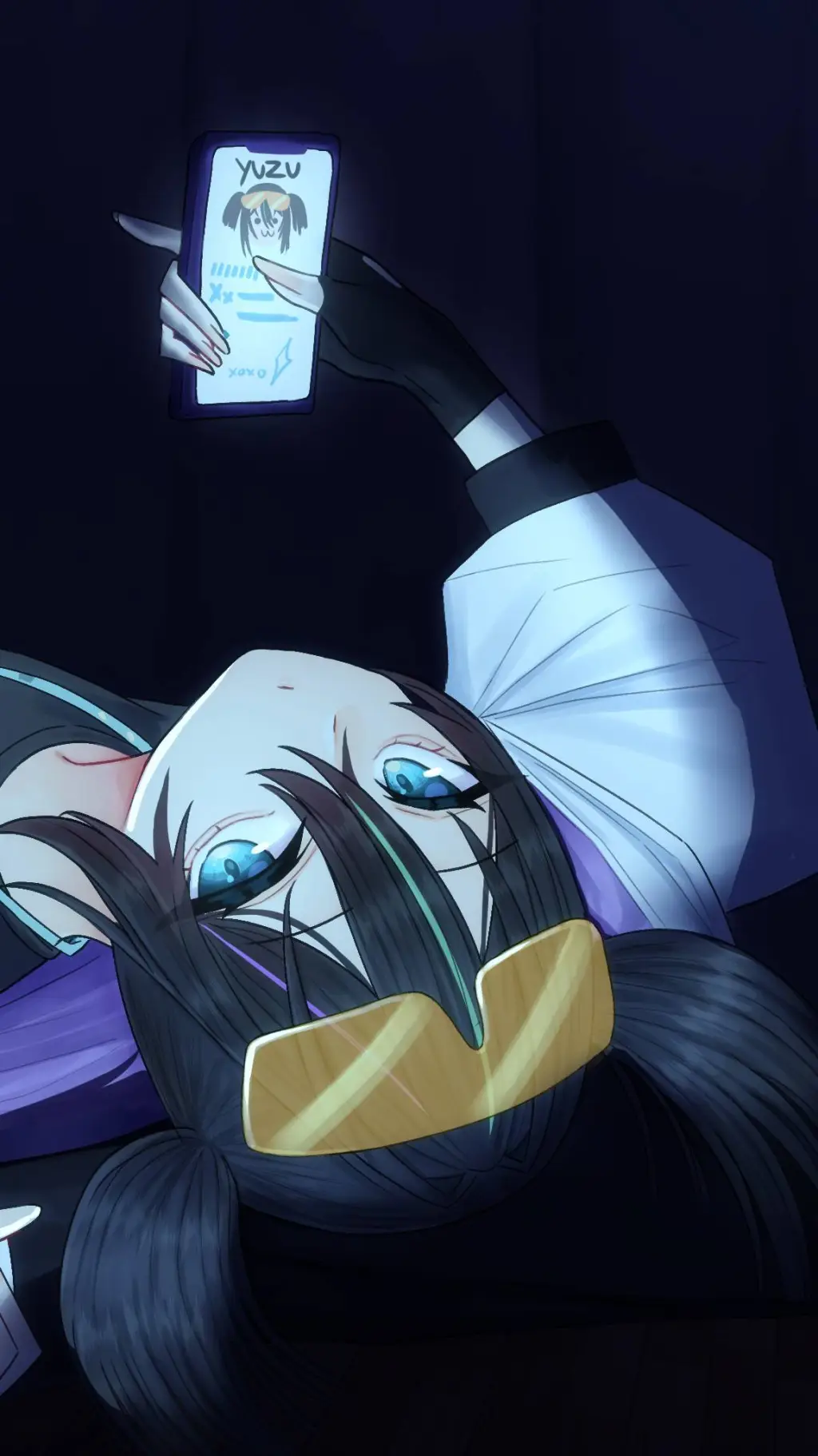 ai character: Yuzu Kurozawa  background