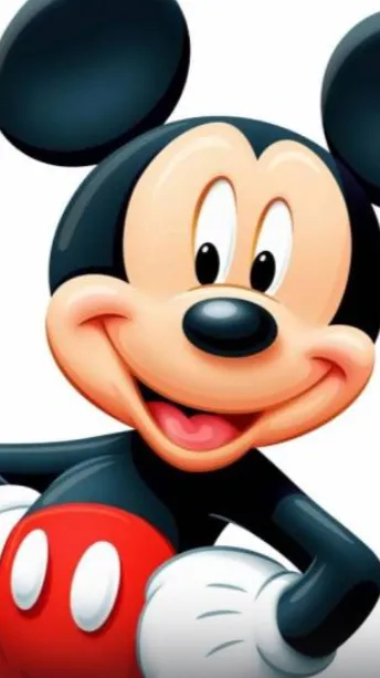 ai character: I Mickey Mouse background