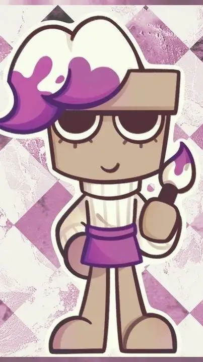 ai character: brusha la nueva  background